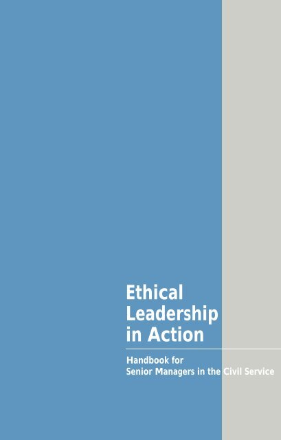 Ethical Leadership in Action - United Nations Public Administration ...