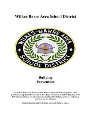 Bullying Prevention 2012 - Wilkes-Barre Area School District