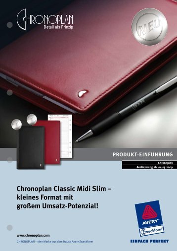 Chronoplan Classic Midi Slim – kleines Format mit großem Umsatz ...