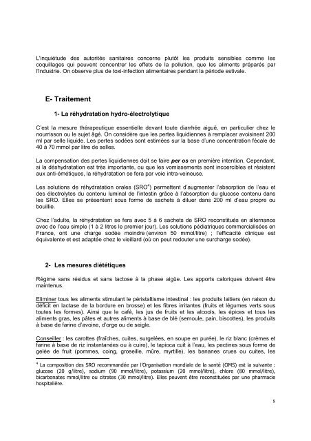 toxi-infections alimentaires collectives (TIAC) - ISPED ...