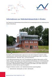 Informationen zur Hafenbetriebszentrale in Emden - Niedersachsen ...