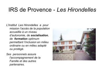 IRS de Provence - Les Hirondelles - Resodys