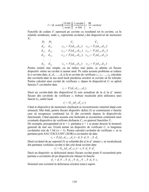 Note de curs - Departamentul Automatica, Calculatoare si ...