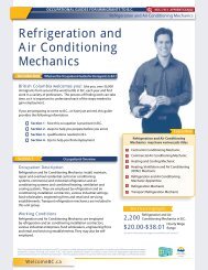 Refrigeration and Air Conditioning Mechanics - WelcomeBC