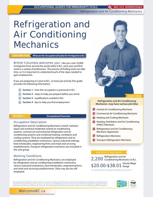 Refrigeration and Air Conditioning Mechanics - WelcomeBC