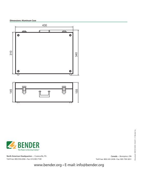EDS3090 Series - Bender