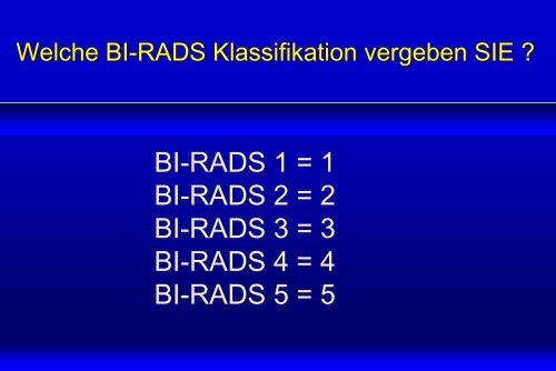 Befundugn von Mikrokalk jetzt im Konsens?