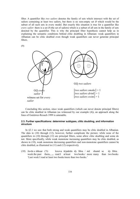 More on the semantics of clitic doubling: principal ... - CSSP - CNRS