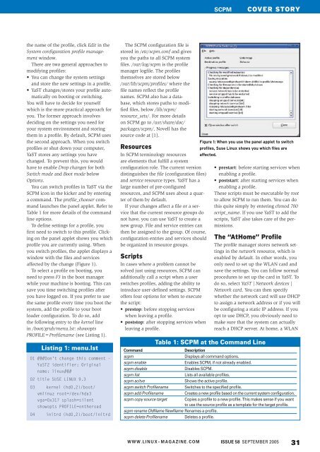 Managing network configurations with Suse's SCPM - Linux Magazine