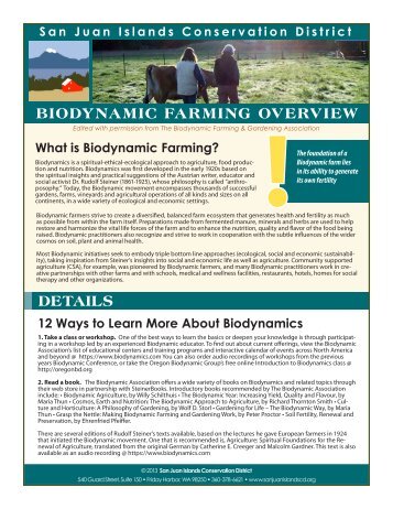 biodynamic farming overview details - S&S Homestead Farm