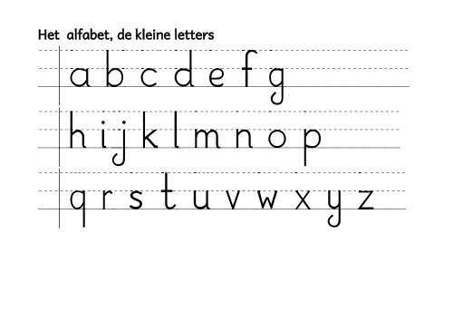 Het alfabet (pdf) - NT2.nl