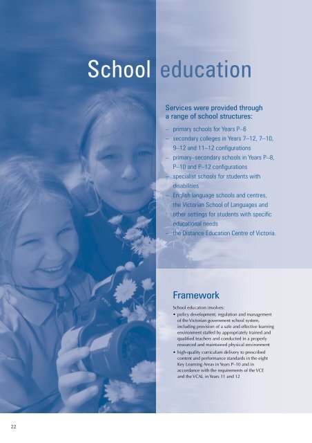 School education - Department of Education and Early Childhood ...