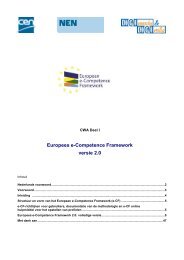 Nederlands - European e-Competence Framework