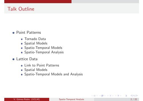 Spatio-temporal analysis of point patterns and lattice data