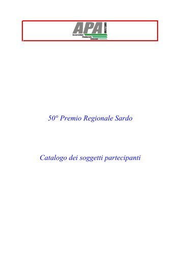 Scarica il Programma e il catalogo - FISE Comitato Regionale ...