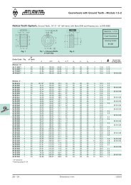 Gearwheels with Ground Teeth - ATLANTA Drive Systems, Inc.