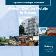 Zorg/Seniorenwoningen Rivierenhof - Driezorg