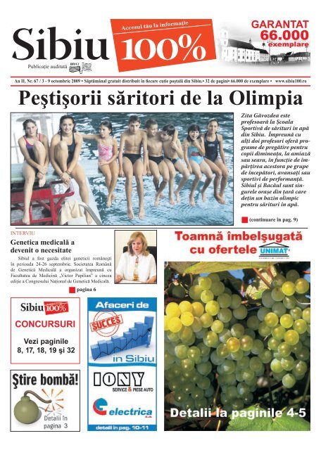 PeÅtiÅorii sÄritori de la Olimpia - Sibiu 100