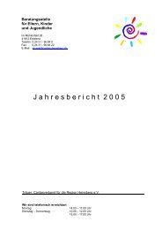 Jahresbericht 2005 als pdf zum Download - Erziehungsberatung im ...