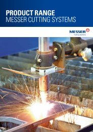 Product range - Messer Cutting Systems