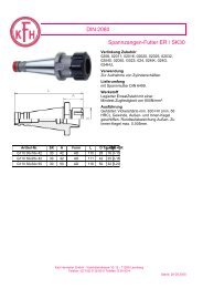 DIN 2080 Spannzangen-Futter ER / SK30 - Karl Hermann GmbH