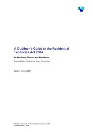 A Dubliner's Guide to the Residential Tenancies Act 2004 ... - Dublin.ie