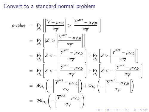 Statistics and Hypothesis Testing