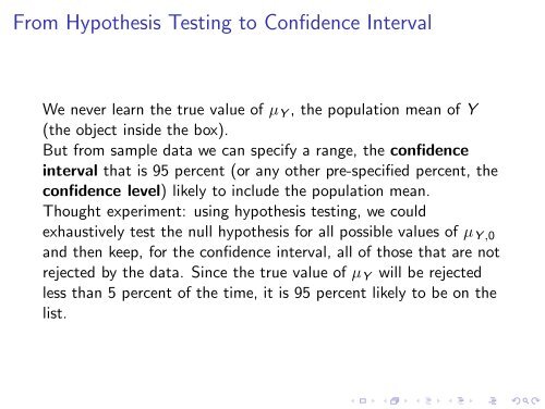 Statistics and Hypothesis Testing