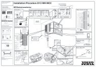 Installation Procedure D13 MH MCC - Mulder Motoren