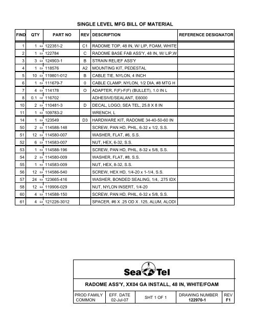 Series 04 Ku-Band TVRO Antenna