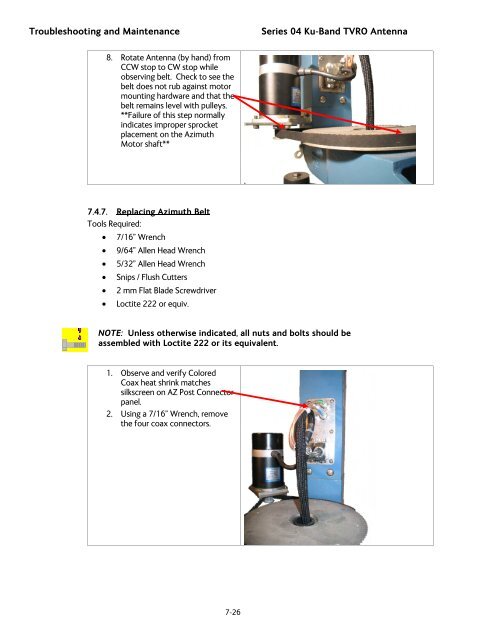 Series 04 Ku-Band TVRO Antenna