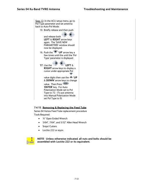 Series 04 Ku-Band TVRO Antenna