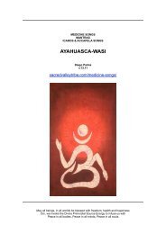 Medicine songbook - Ayahuasca-Wasi