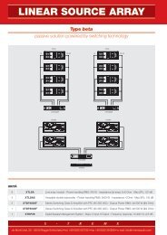 LINEAR SOURCE ARRAY - X-Treme Audio