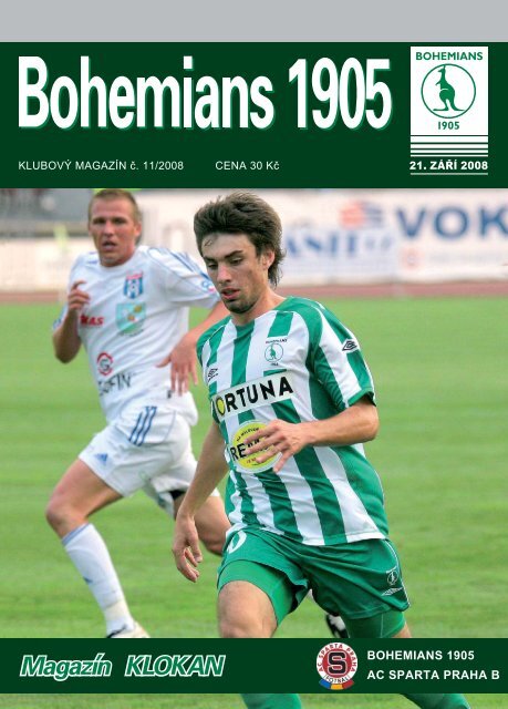 ÄÃ­slo 11/2008 B1905 - Sparta B - Bohemians 1905