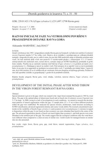 Zbornik gozdarstva in lesarstva 73, s. 31 - Gozdarski inÅ¡titut Slovenije