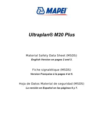Unified MAPEI MSDS