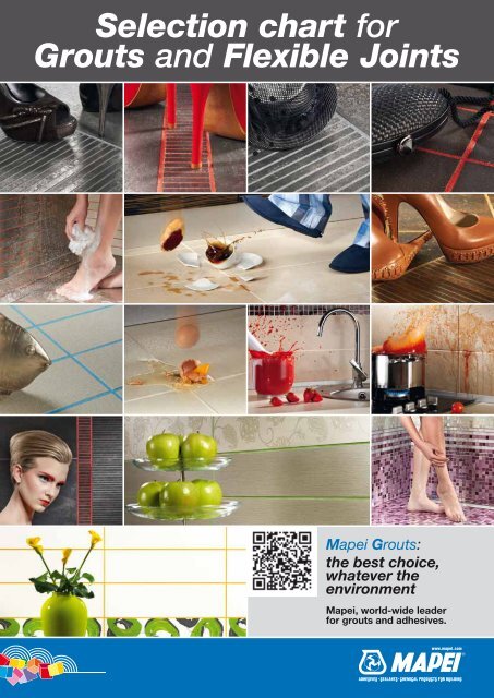 Mapei Flexible Grout Colour Chart