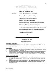 73 GR 25/02/2013 PROCES-VERBAAL DER ZITTING ... - Groen Diest