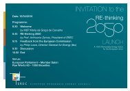 invitation RE-thinking2050 launch - European Renewable Energy ...