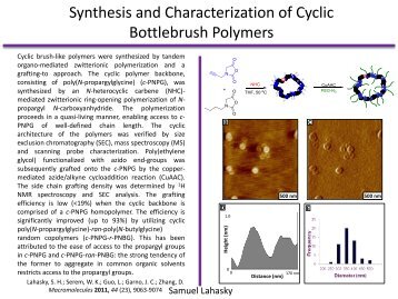 Synthesis of cyclic and linear bottlebrush polymers