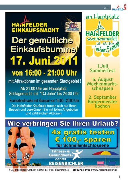 Hainfeld Info 02/2011 - Wir Hainfelder