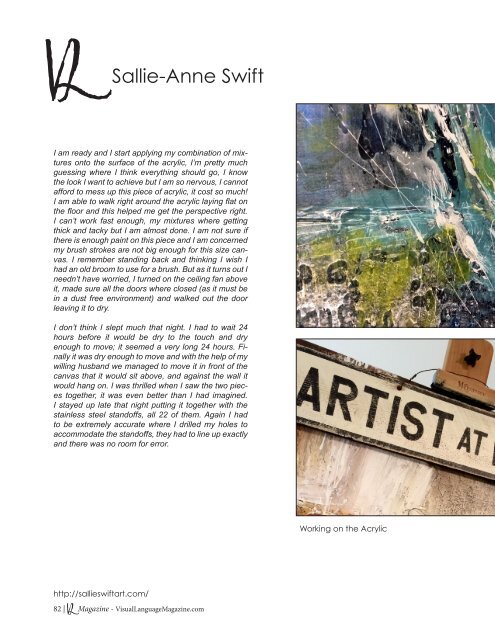 Visual Language Magazine Contemporary Fine Art Vol 4 No 1