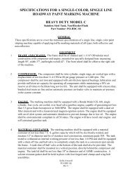 HDC Specifications - Kelly-Creswell