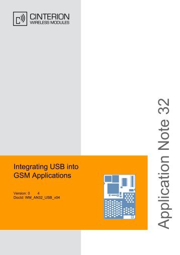 Integrating USB into GSM Applications - M2M Design