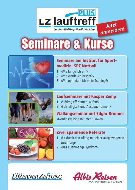 Seminare & Kurse - Lucerne Marathon