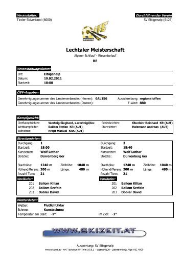 Ergebnisliste Lechtalermeisterschaft.pdf - SV Weissenbach