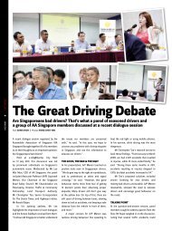 the Great driving debate - Automobile Association of Singapore