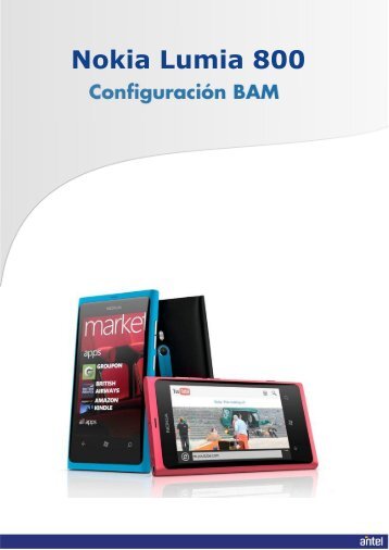 Nokia Lumia 800 Bam (pdf. 373 Kb) - Antel