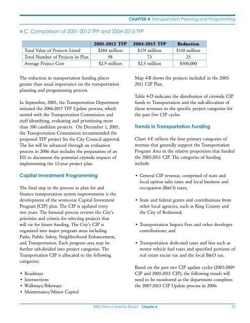 2005 State of Mobility Report - City of Bellevue